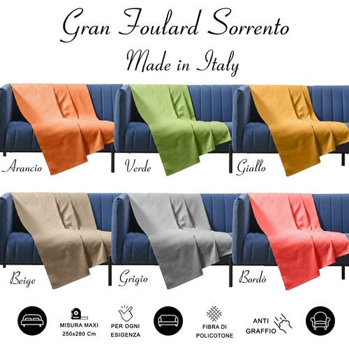 Telo copridivano gran foulard - telo,