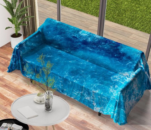 Copridivano blu mare i7617 - copridivano,