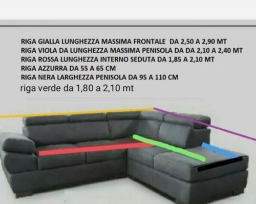 Copridivano angolare con - copridivano,